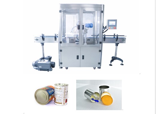 Powder Automatic Vacuum Can Sealing Machine with Nitrogen Gas