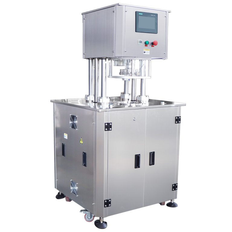 Manual Vacuum Nitrogen Closing Can Machine for Snack Food PET Cans