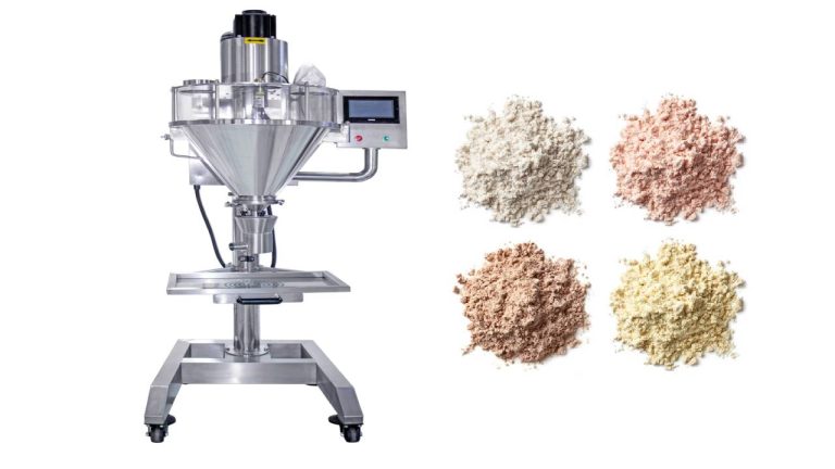 Semi-Automatic Protein Powder Auger Filling Machine for Dry Products